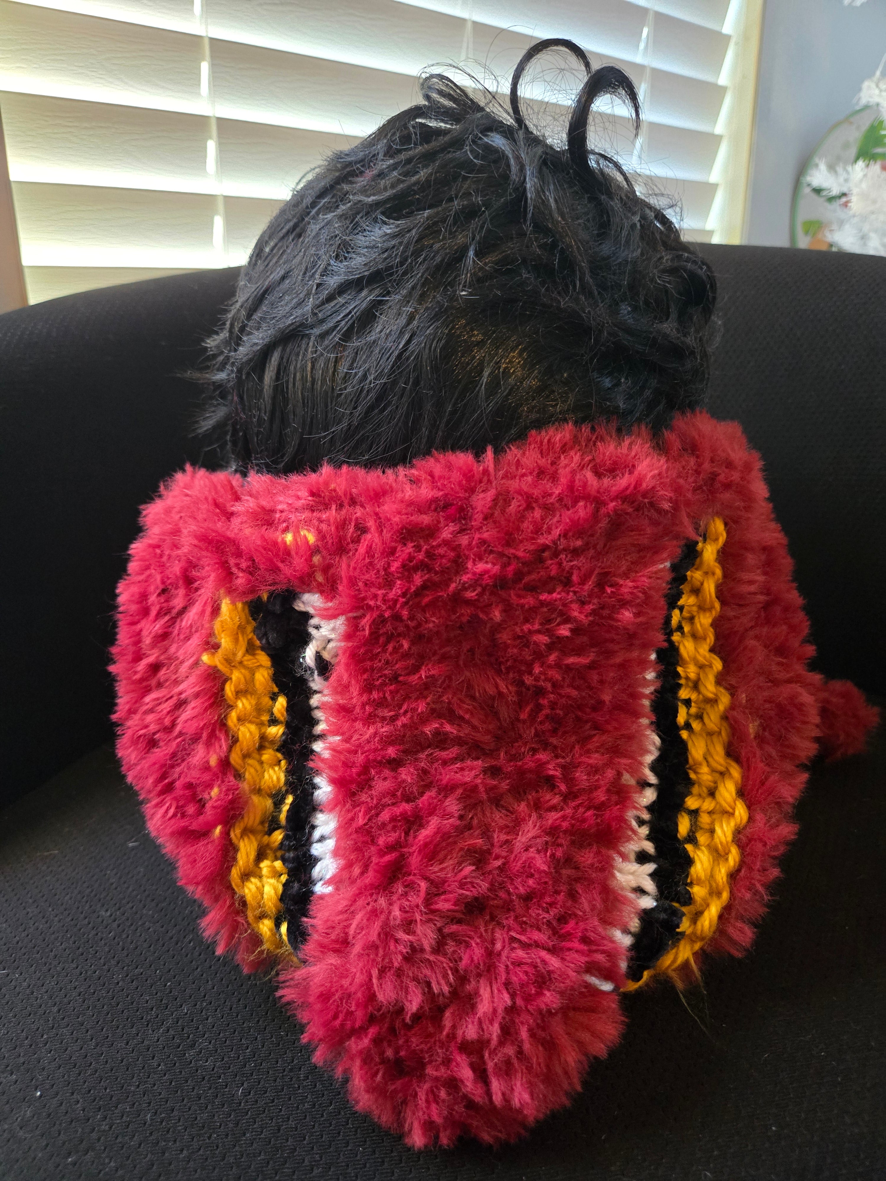 We Up Team Spirit Faux Fur Loom Knitted Hat