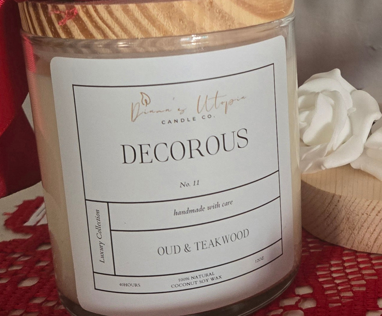 Cozy Vibes Bundle - can  order separately Dianas Uptopia.com or bundle Pillow with your initial and soy candle together for a great gift subscribe to get 10% off