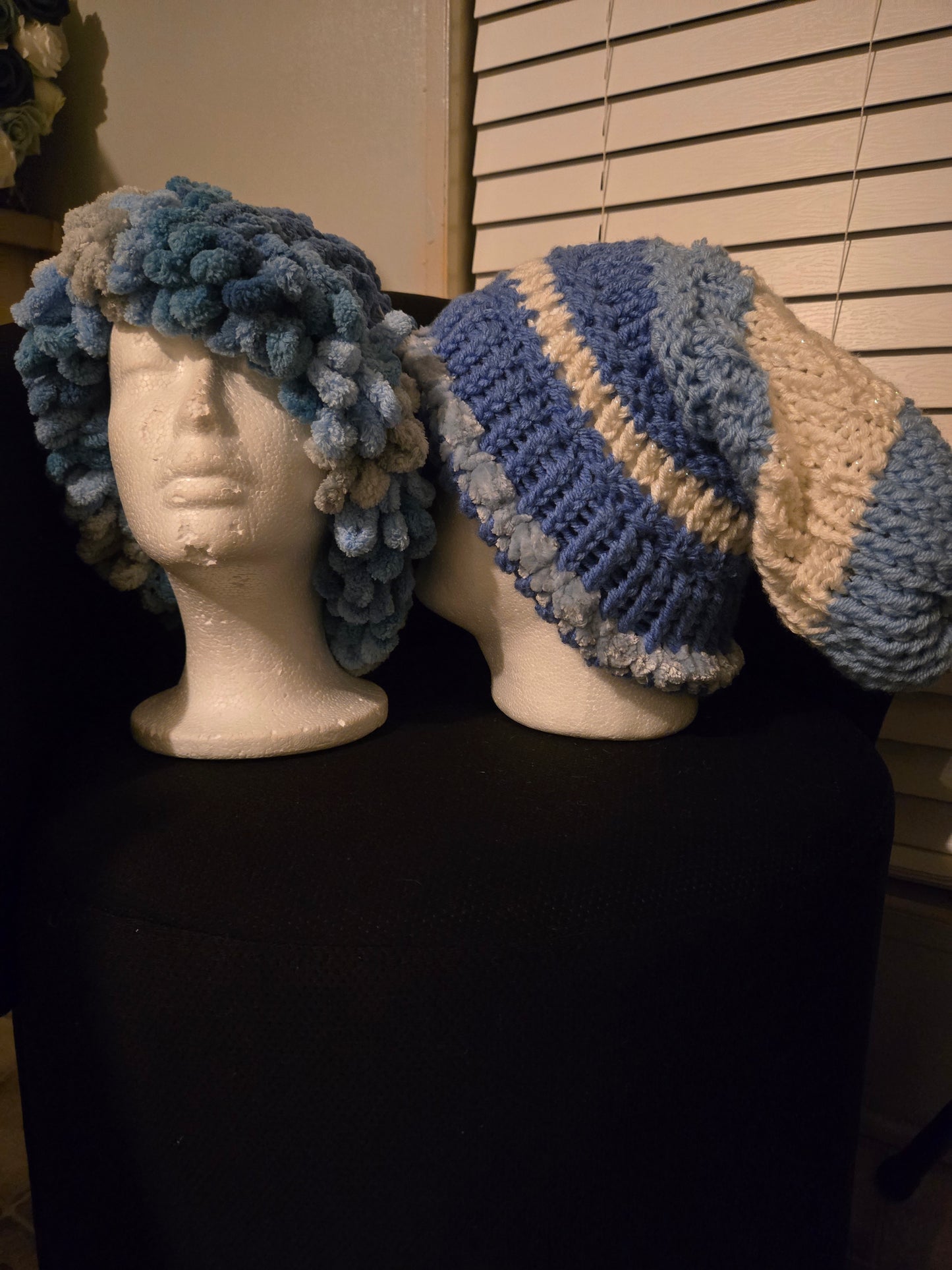 Blue Skies Loop yarn hat