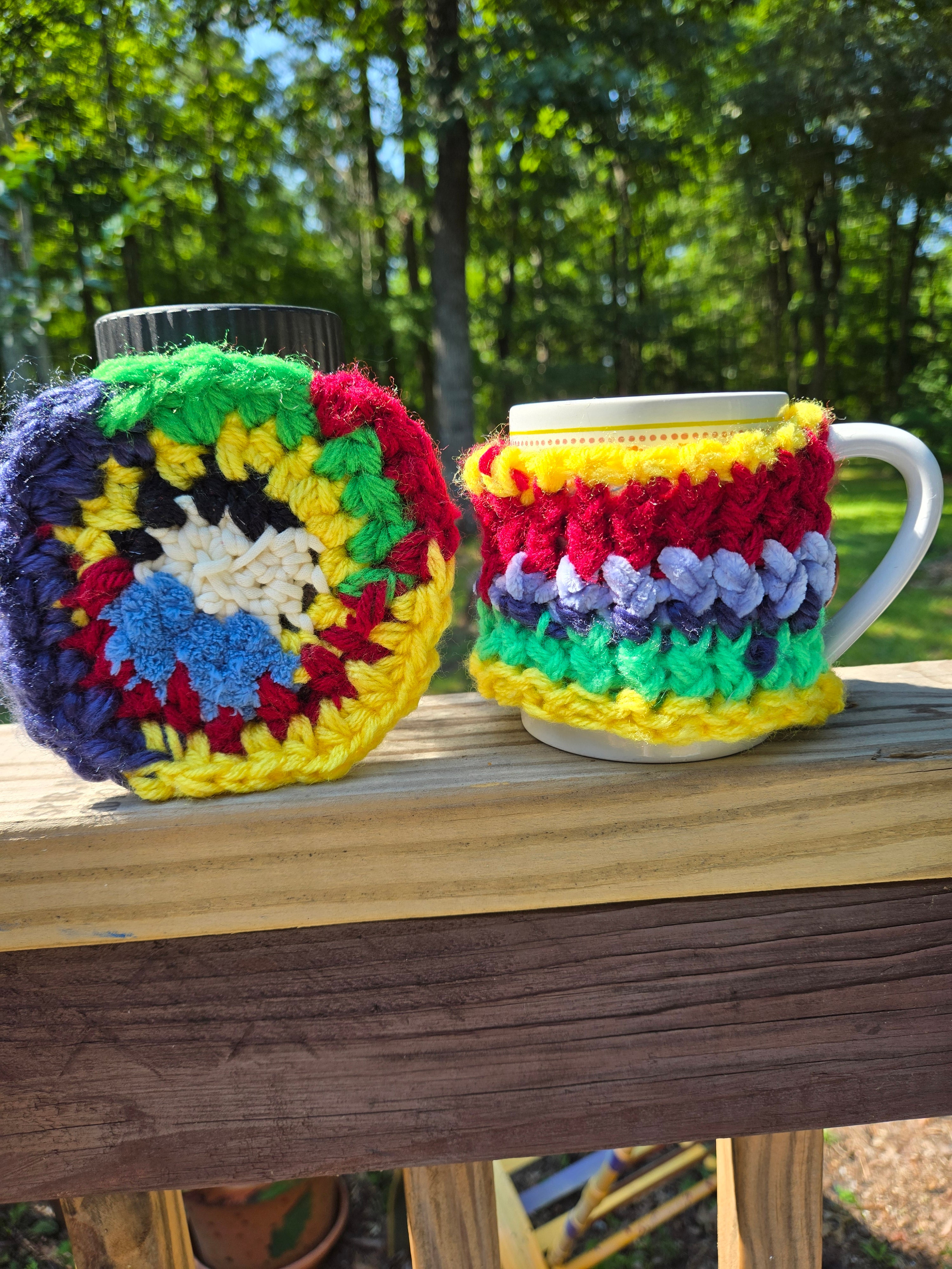 5 Colors of Salvation Cup Cozy & Coaster Set